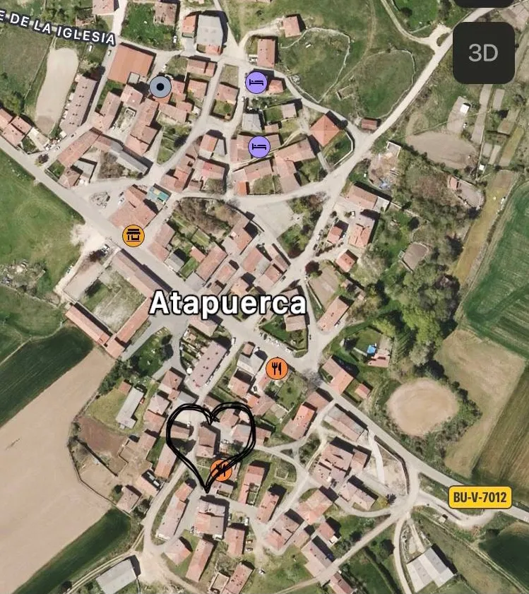 Hostel Atapuerca - Mapa